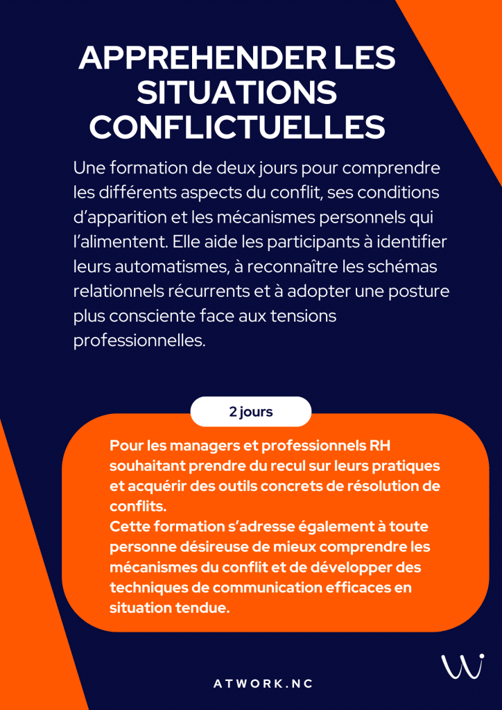 Formation gestion des conflits Nouméa – comprendre les causes et mécanismes du conflit